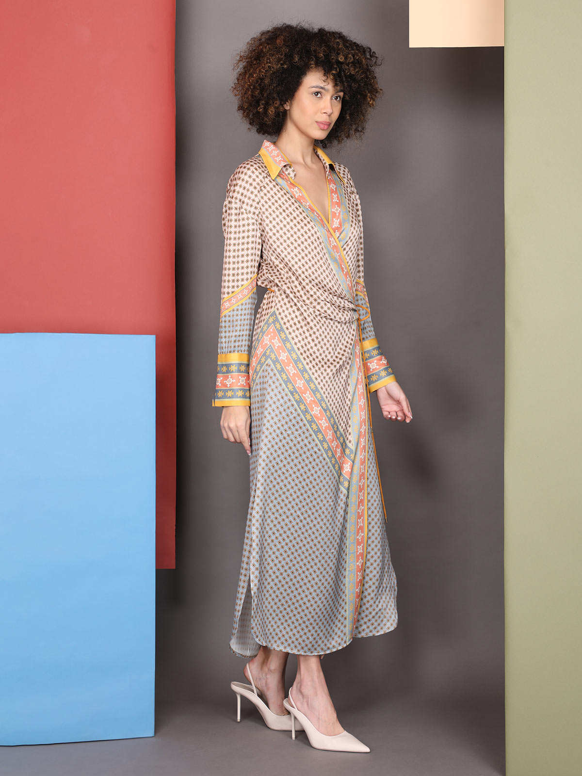 MYLASA WRAP DRESS