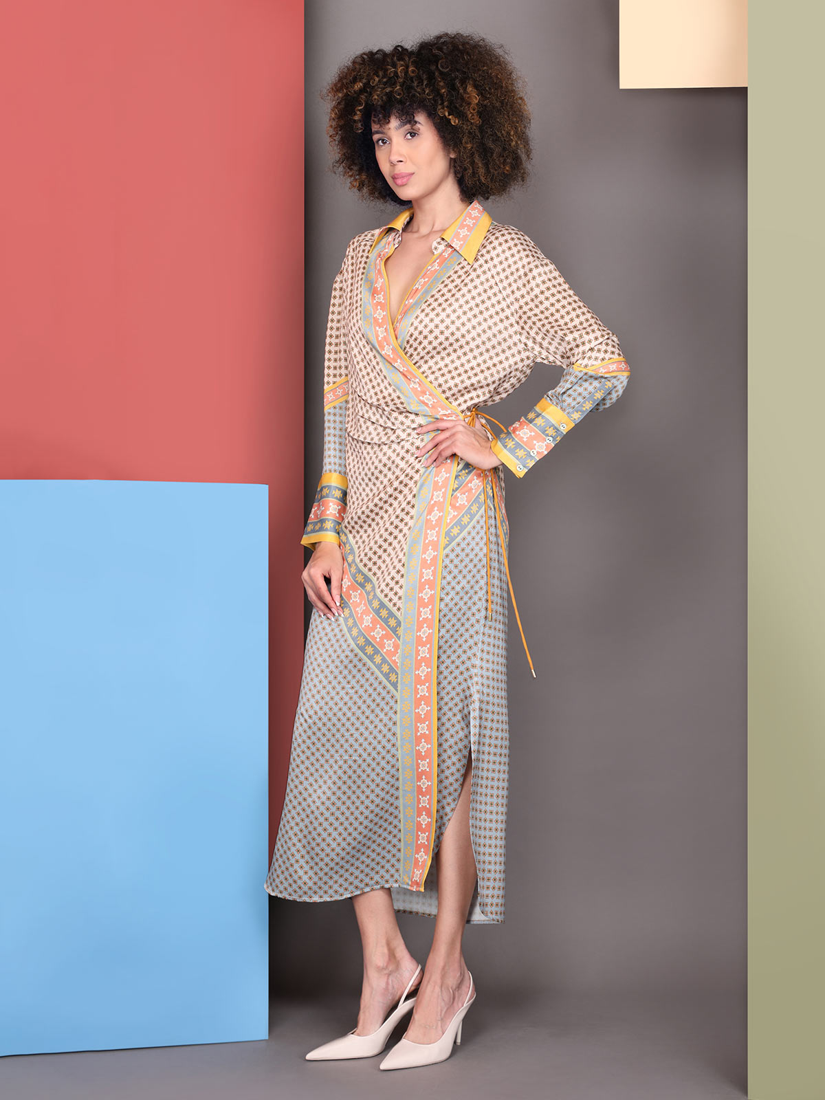 MYLASA WRAP DRESS