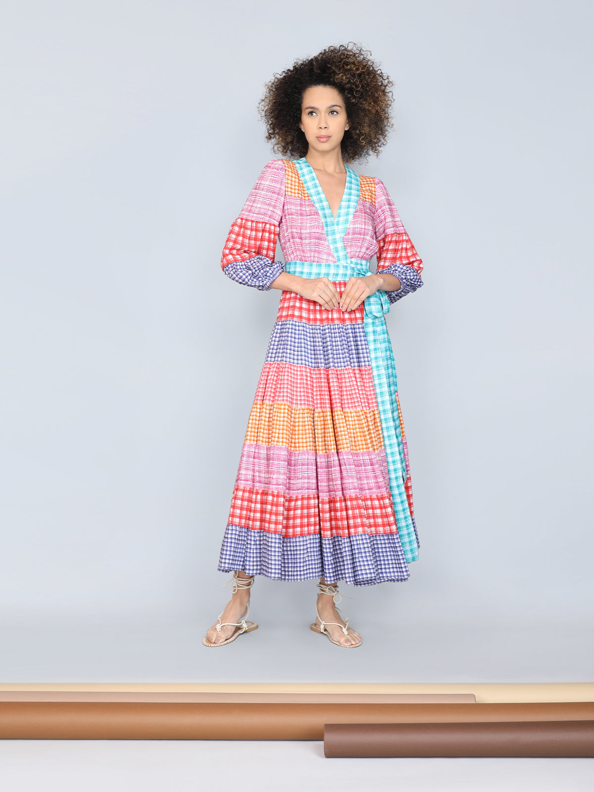GELEENA WRAP DRESS