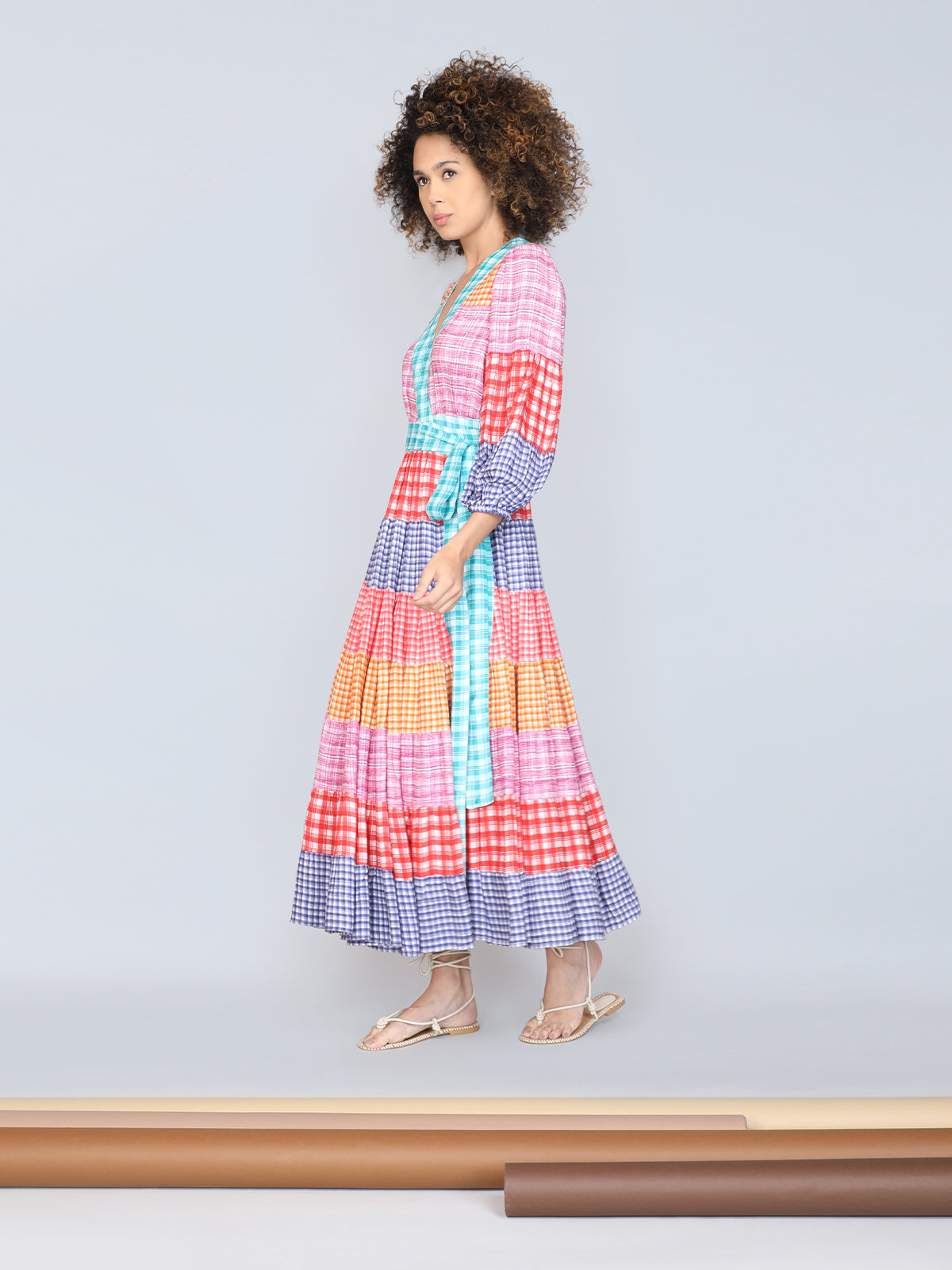 GELEENA WRAP DRESS